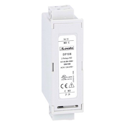 EXP1006 LOVATO Expansion Module EXP Series for Flushps Mount Products 2 Relay Outputs to Increase Number of Steps