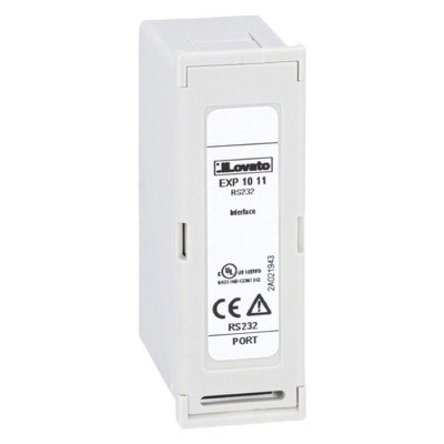 EXP1011 LOVATO Expansion Module EXP Series for Flush Mount Products Opto-isolated RS232 Interface