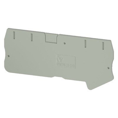 0D.203.2255.0 Wieland selos APWTPN 2,5 D2/2 End Plate Grey