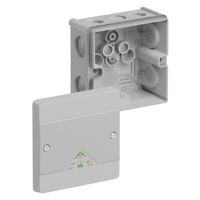 80448801 Spelsberg Abox 040-L/S 102 x 102 x 57mmD without Terminals IP66 Soft Membranes with Threaded Cable Entries