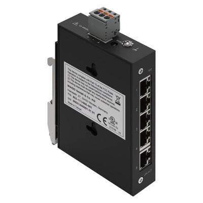 852-111/000-001 WAGO Industrial-ECO-Switch 5-port 100Base-TX Black