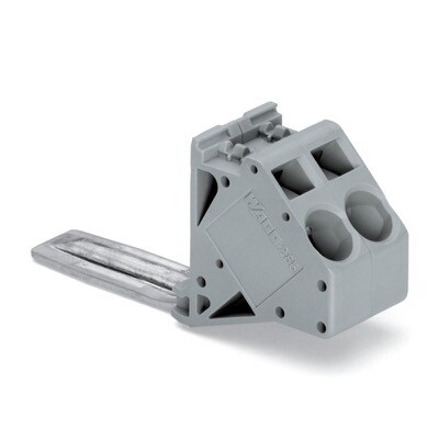 285-407 WAGO Power Tap for 95mm2 High-current Terminal Blocks Grey