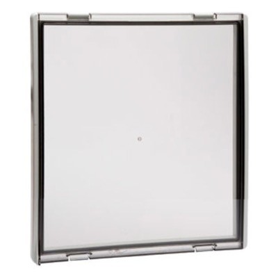 L 43 II Fibox Polycarbonate 26 Module Hinged Smoked Transparent Cover IP65 331 x 277 x 28mmD