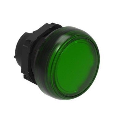 LPL3 Lovato Platinum Green Pilot Lamp Head for use with Integral LED 22.5mm
