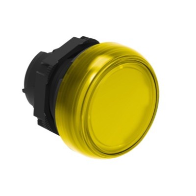 LPL5 Lovato Platinum Yellow Pilot Lamp Head for use with Integral LED 22.5mm