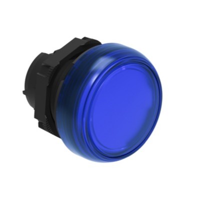 LPL6 Lovato Platinum Blue Pilot Lamp Head for use with Integral LED 22.5mm