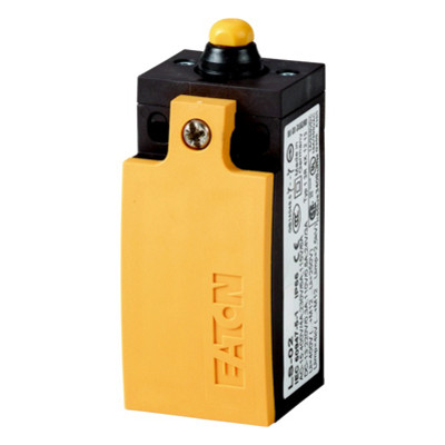 LS-11S Eaton LS-Titan Limit Switch Body 1 N/O+1 N/C Snap Action Contacts Yellow and Black Plastic Housing IP66 Cage Clamp Terminals