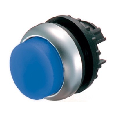 M22-DLH-B Eaton RMQ-Titan Illuminated Blue Extended Pushbutton Actuator 22.5mm Spring Return 