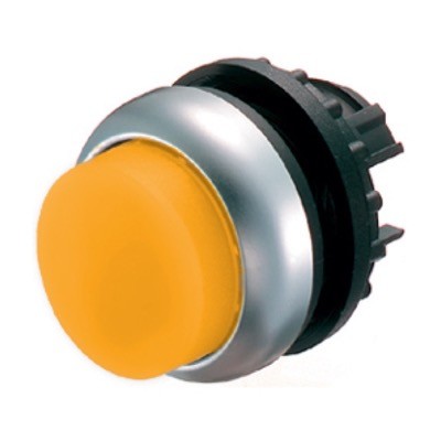 M22-DLH-Y Eaton RMQ-Titan Illuminated Yellow Extended Pushbutton Actuator 22.5mm Spring Return 