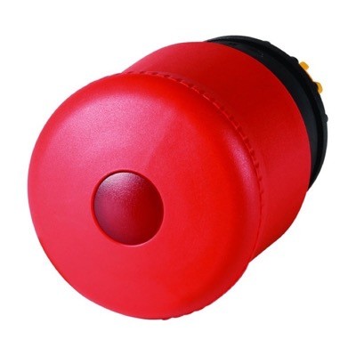 M22-PVL Eaton RMQ-Titan 38mm Red Emergency Stop Illuminated Pushbutton Actuator 22.5mm Pull to Release