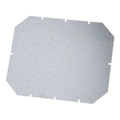 MP 2419 Fibox TEMPO Mounting Plate for TA2419 240x190 Galvanised Steel Plate Dimensions 210 x 160 x 1.5mmD
