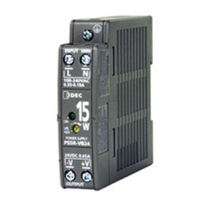 PS5R-VB24 IDEC PS5R-V Slim-Line Power Supply 0.65A 15W 85-264VAC Input Voltage 24VDC Output Voltage