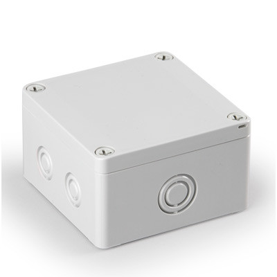 SPCM101006G Ensto Cubo S Polycarbonate 100 x 100 x 60mmD Enclosure IP66/67 Metric Knock-outs