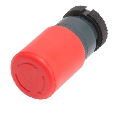 ZA2BS834 Schneider Harmony XAC 30mm Red Emergency Stop Pushbutton Actuator 22.5mm Black Bezel Twist Release