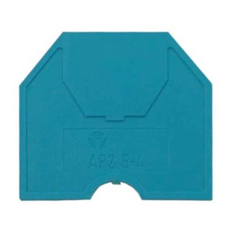 07.311.0155.0 Wieland selos WK Blue End Plate for 2.5/4mm Terminal