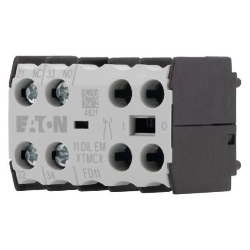 11DILEM Eaton DILEM Auxiliary Contact Block 1 x N/O &amp; 1 x N/C Contacts Top Mounting