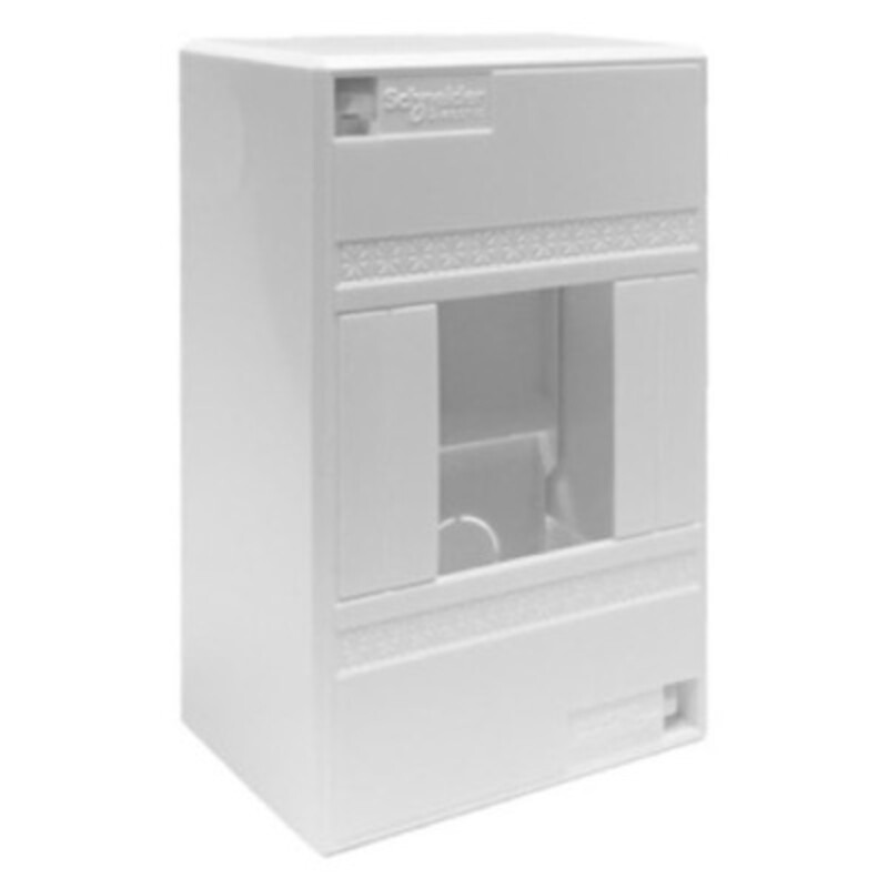 13394 Schneider Mini Opale 4 Module Distribution Enclosure White 130H x 80W x 57mmD