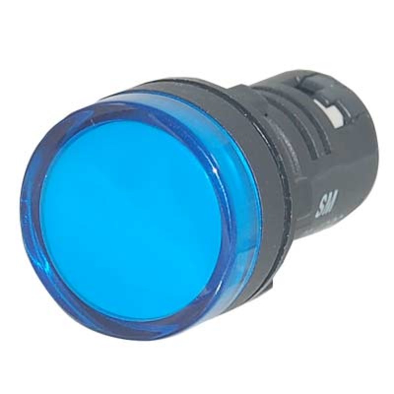AD22-B110 110VAC Blue LED Monoblock Pilot Lamp 22.5mm
