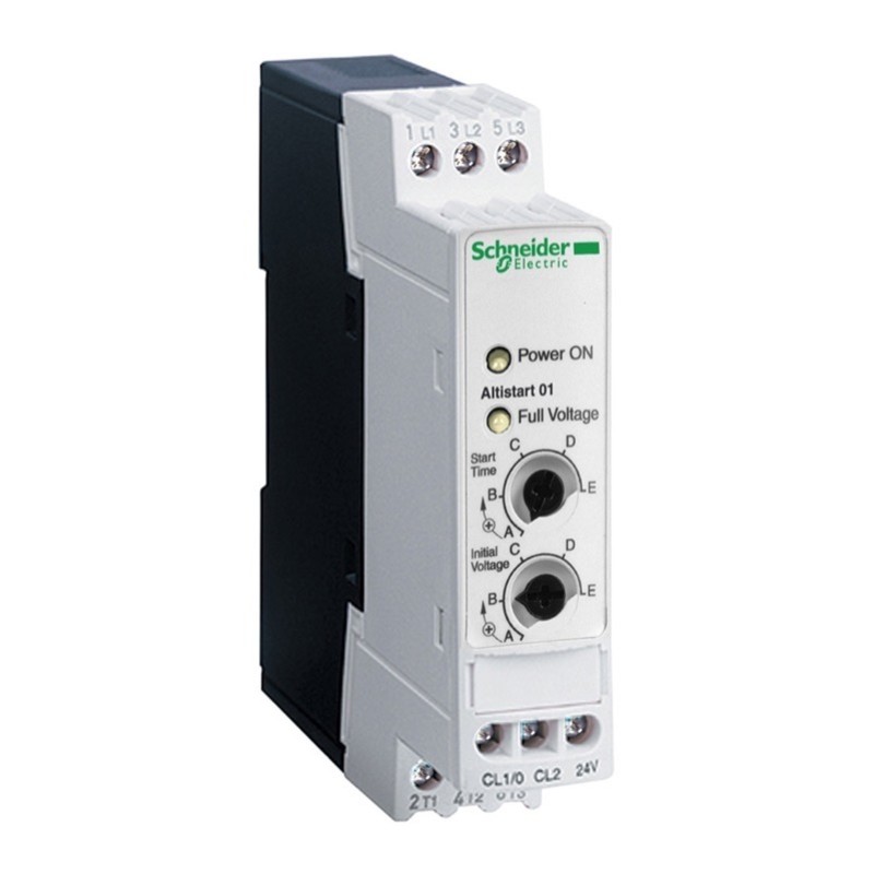 ATS01N106FT Schneider Altistart 01 for Single Phase 110-230V &amp; 3 Phase 110-480V Soft Starter 0.75kW at 230V 6A