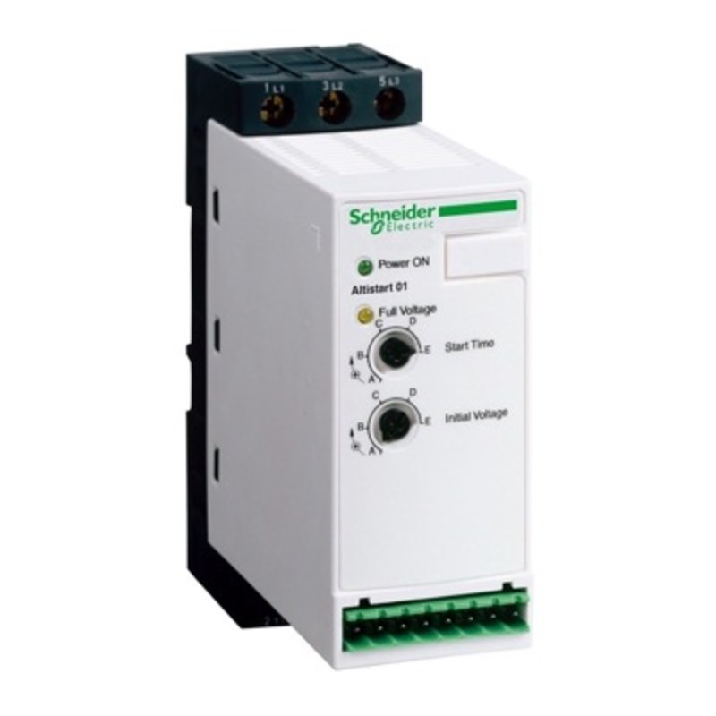 ATS01N125FT Schneider Altistart 01 for Single Phase 110-230V &amp; 3 Phase 110-480V Soft Starter 2.2kW at 230V 25A