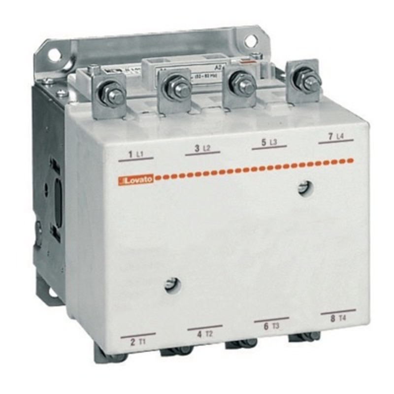 Lovato B Series Contactor 4 Pole 450a Ac1 400vacdc Coil