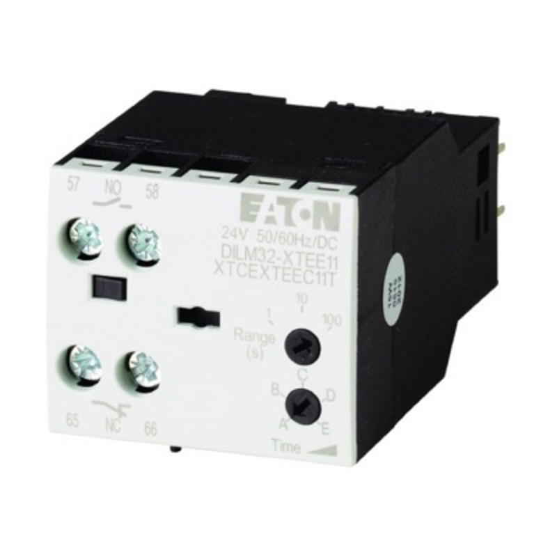 DILM32-XTEE11(RAC130) Eaton DILM Timer Module 130VAC 0.1-100s On-Delayed Top Mounting