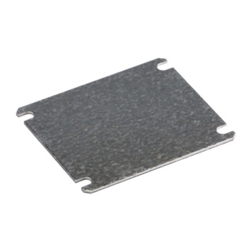DMP0812 Ensto Cubo D Steel Mounting Plate Galvanised Steel Plate Dimensions 65 x 93 x 1.5mmD