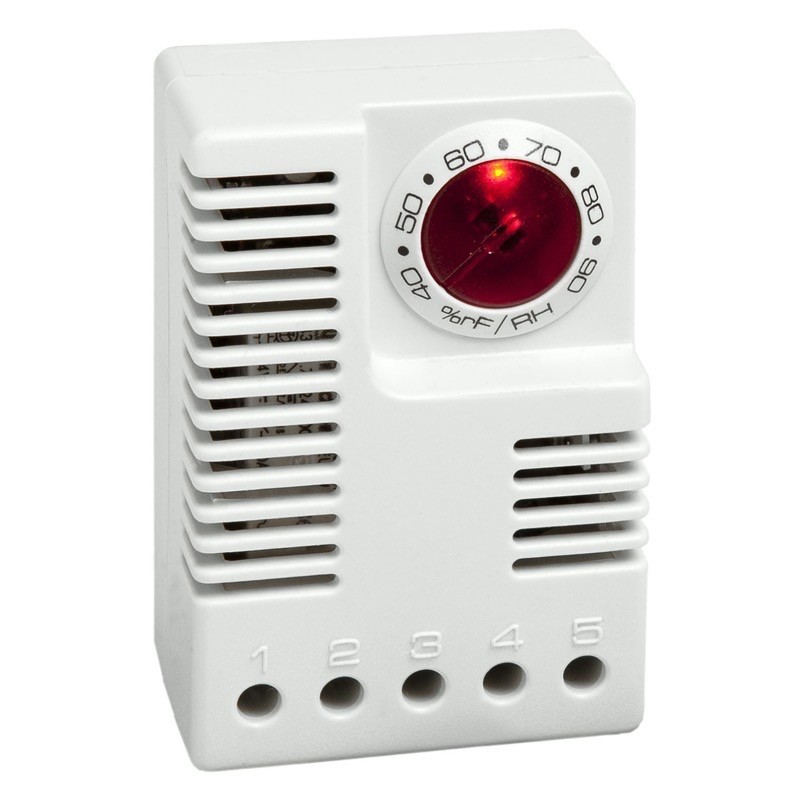 01245.9-00 STEGO EFR 012 Electronic Hygrostat 40 to 90%RH 120V AC Din Rail Fixing C/O Contact