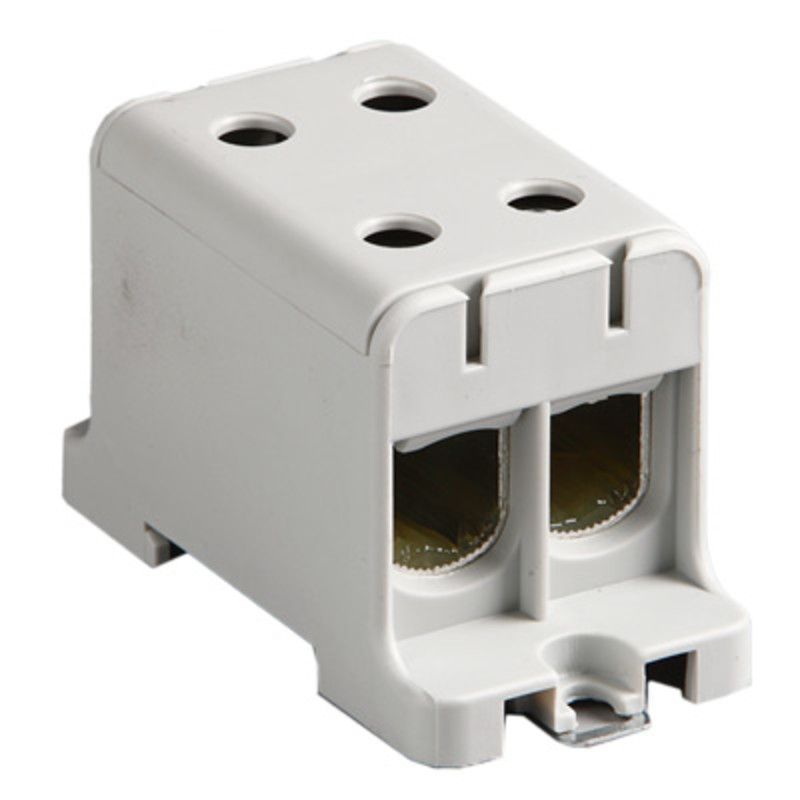 Ensto Clampo Pro 95mm Grey DIN Rail Terminal for TS35 Rail or Base