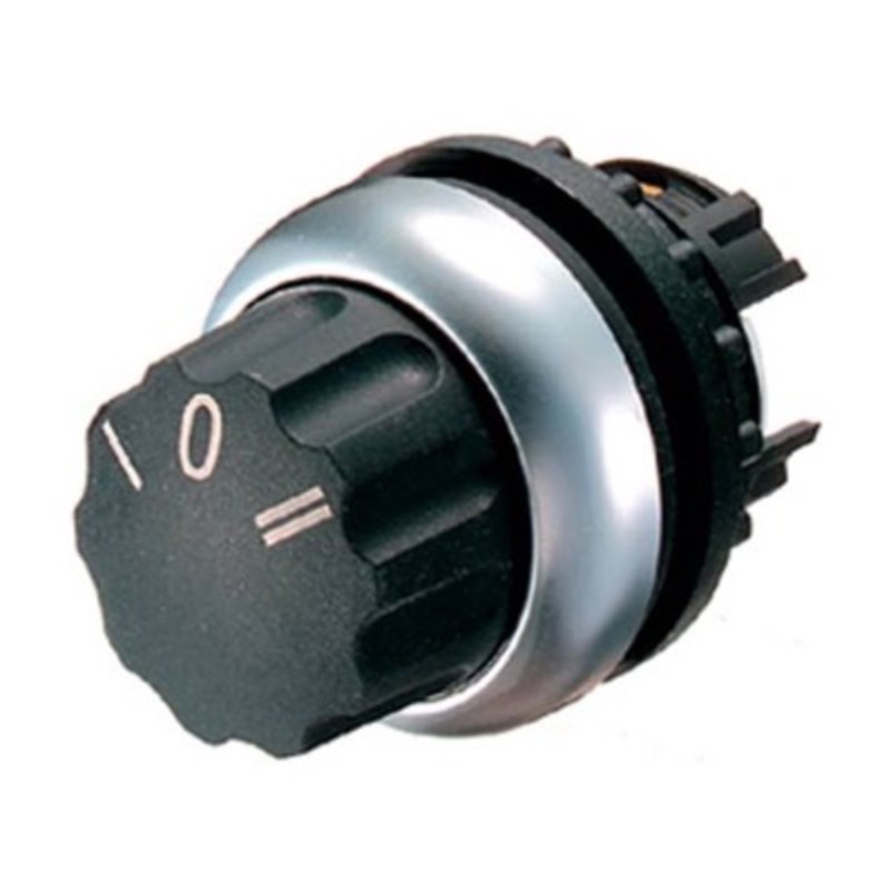 M22-WR3 Eaton RMQ-Titan 3 Position Rotary Selector Switch Actuator I-O-II Stay Put 