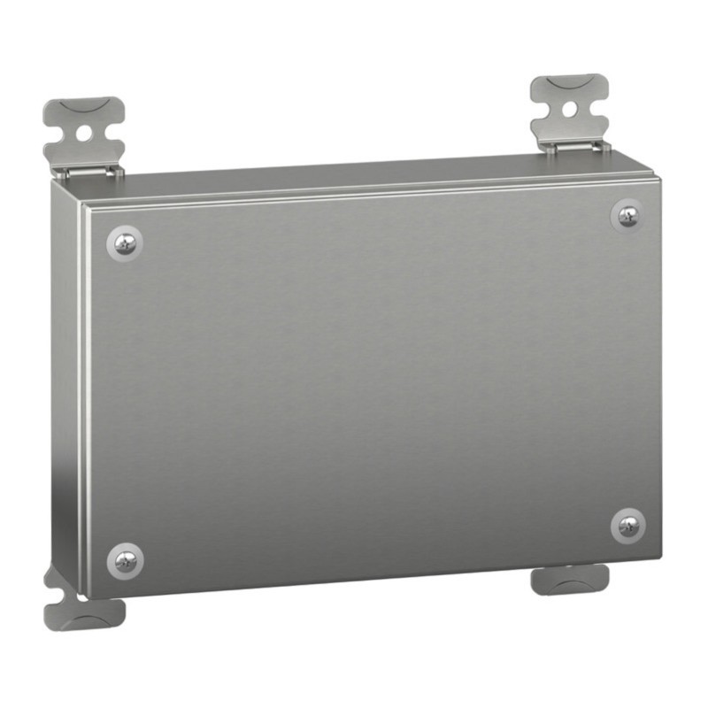 NSYAEFPFSBX Schneider Electric PanelSeT SBX Set of 4 Stainless Steel Wall Fixing Brackets for PanelSeT SBX