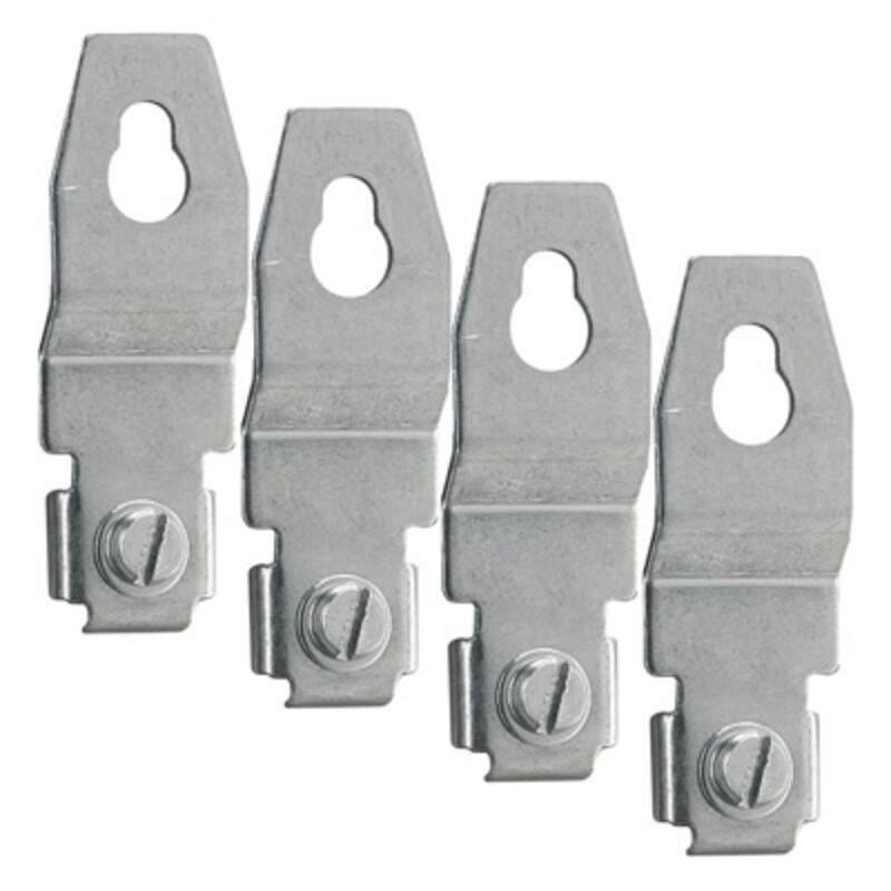 NSYPFXPLM Schneider Electric PanelSeT PLM Set of 4 Wall Stainless Steel Wall Brackets for NSYPLM Enclosures