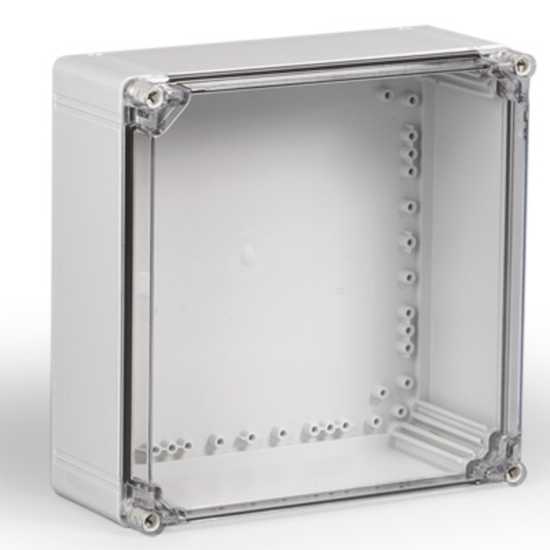 Ensto Cubo O ABS 300 x 300 x 132mmD Enclosure Clear Lid IP66/67