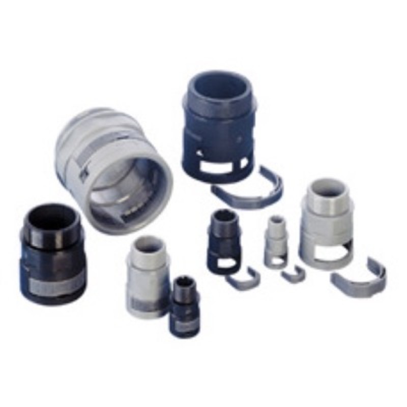 BVND-M638GT PMA VN Black Straight Fitting for PACOF50 Conduit with 63mm Male Thread IP66