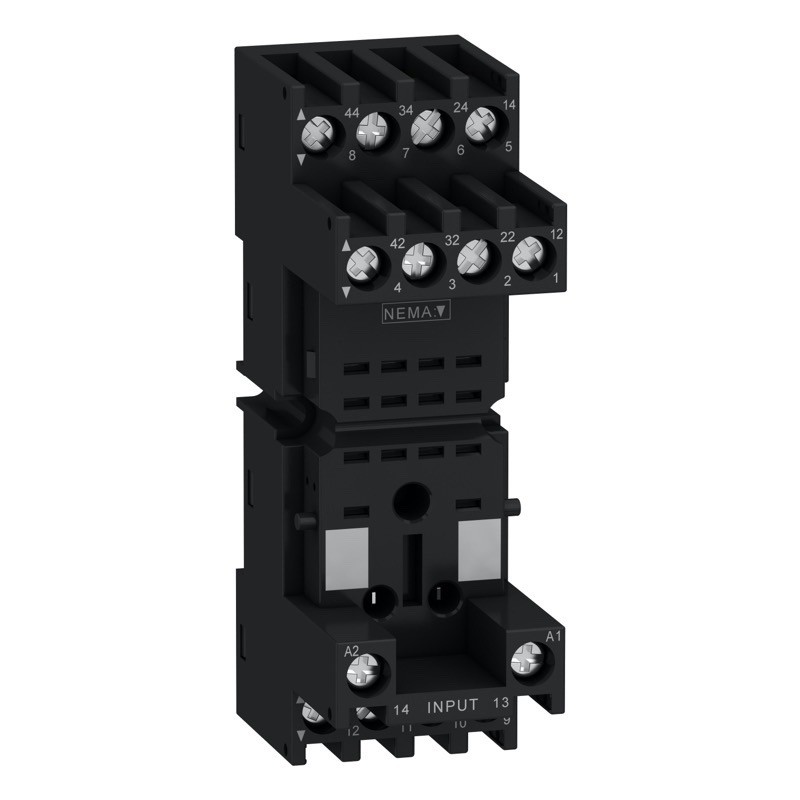 RXZE2M114M Schneider Electric Zelio 14 Pin 4 Pole Turret Style Base for RXM4 