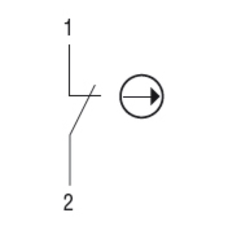 LP9S01R Lovato Electric LP9 Foot &amp; Palm Switch Red Head 1 x N/C Contact Spring Return