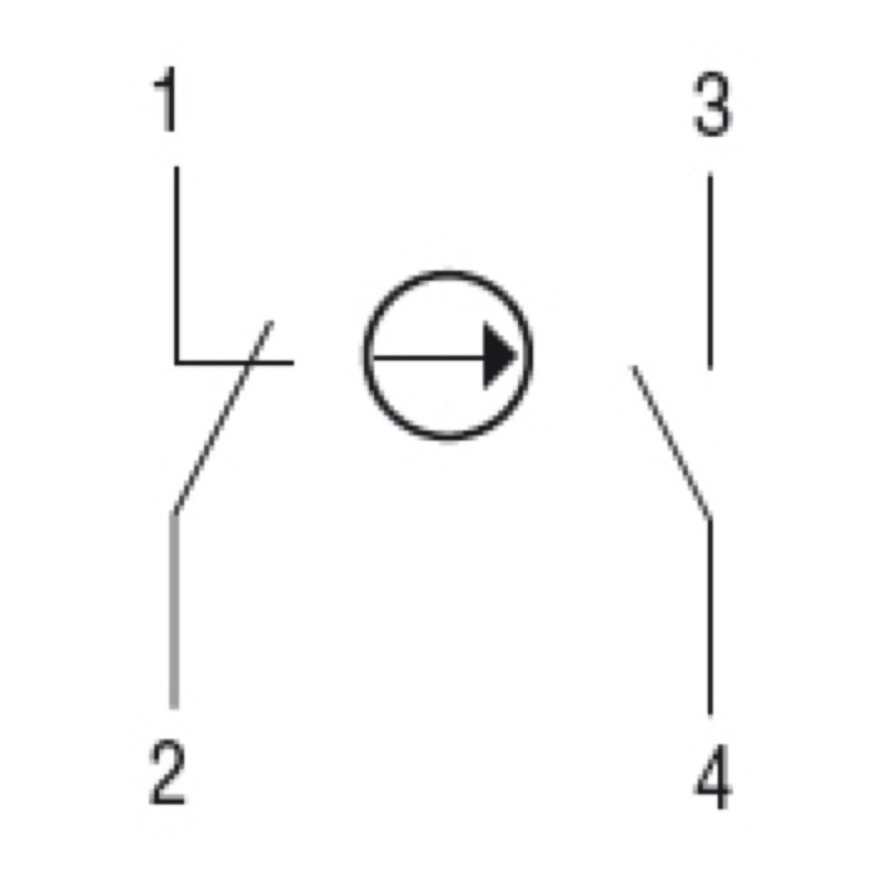 LP9S11B Lovato Electric LP9 Foot &amp; Palm Switch Black Head 1x N/C &amp; 1 x N/O Contacts Spring Return
