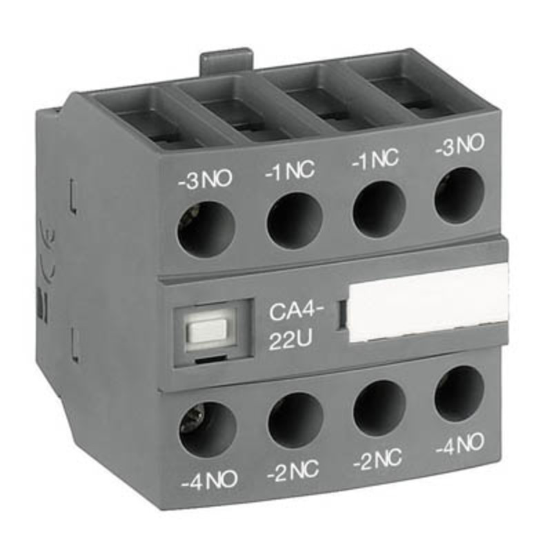 CA4-40U ABB AF Front Mounted 4 x N/O Auxiliary Block for AF09 - AF16 Contactors