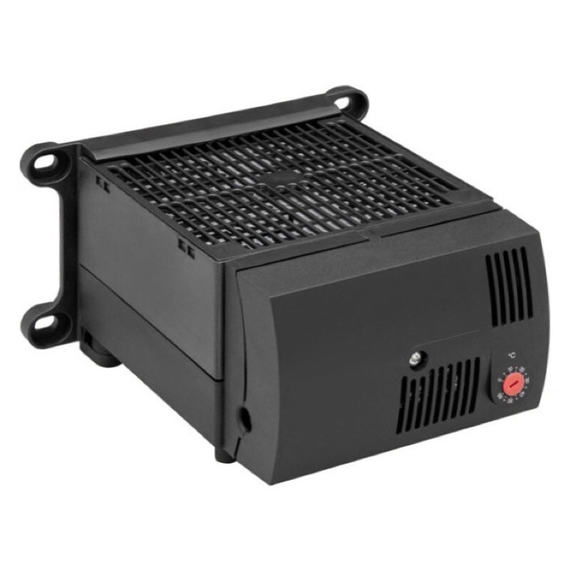 13051.0-00 STEGO CR 130 950W Fan Heater with Built-in Thermostat 0 - 60 Deg C 230V AC Screw Fixing.