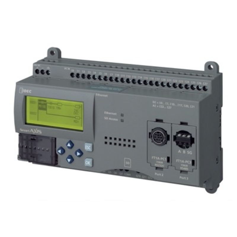 FT1A-H48SA IDEC FT1A SmartAXIS Relay 48 I/O 24V DC with 2.1&quot; Monochrome Screen