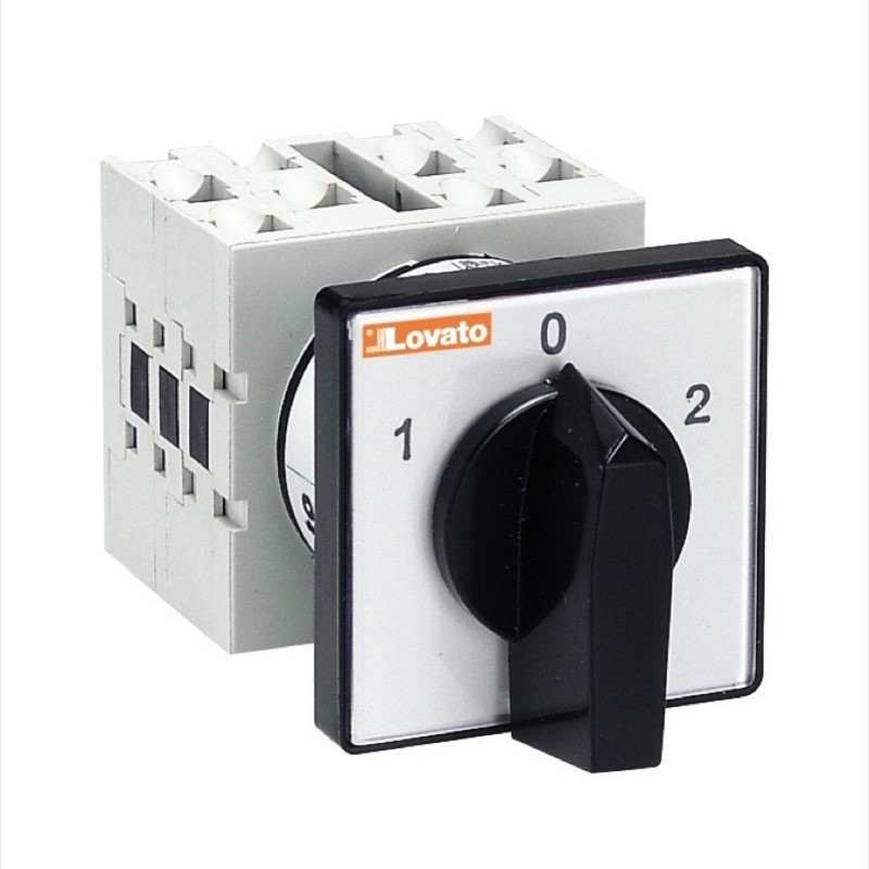 GX2075U Lovato GX CAM Four Pole Change-Over Switch with Centre Off 20A