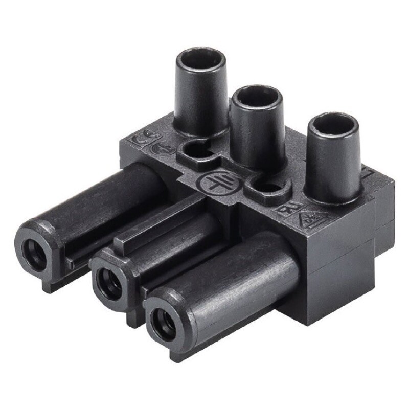 92.031.3258.1 Wieland gesis GST18 3 Pole Black Female Connector 