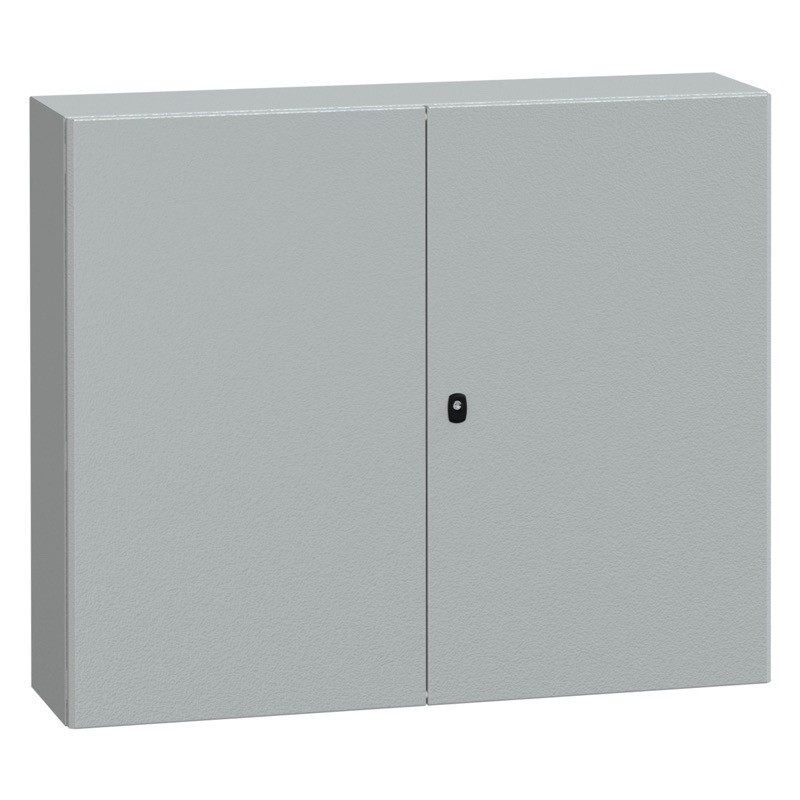 NSYS3D101240DP Schneider PanelSeT S3D Mild Steel 1000H x 1200W x 400mmD Wall Mounting Enclosure IP55