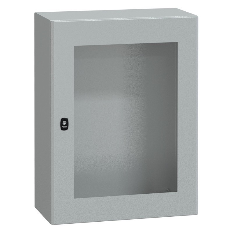 NSYS3D8640T Schneider Spacial S3D Mild Steel 800H x 600W x 400mmD Wall Mounting Enclosure IP66