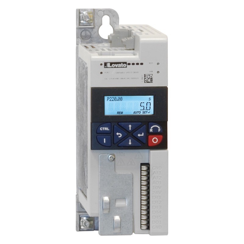 VLA102A240 Lovato Electric VLA1 Single Phase Variable Frequency Drive 200-240V 1.7A 0.25kW