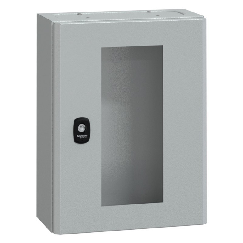 NSYS3DM4315T Schneider PanelSeT S3DM Mild Steel 400H x 300W x 150mmD Wall Mounting Modular Enclosure IP66