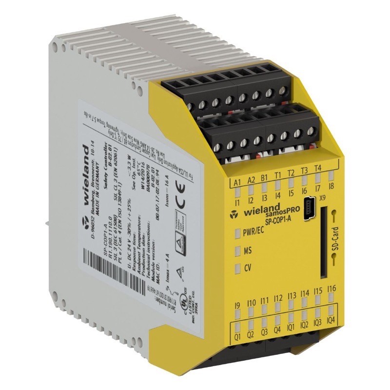 R1.190.1110.0 Wieland samos Pro SP-COP1-A Safety Controller Main Module with 20 Safe Inputs &amp; 4 Safe Outputs