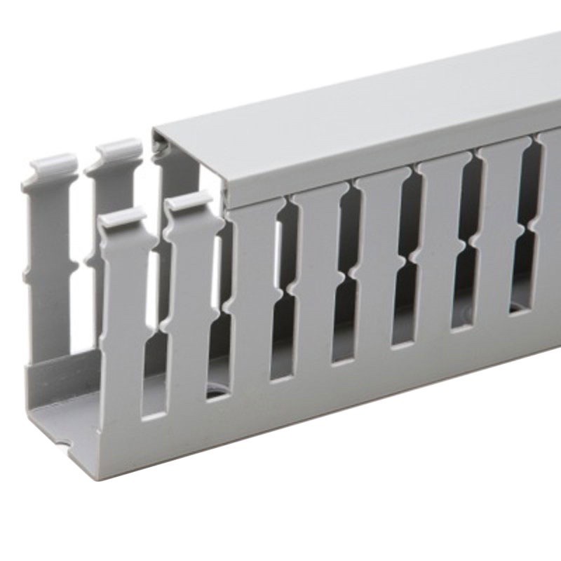 T1-100X40G IBOCO T1 Standard Slot Panel Trunking 100W x 40H Grey RAL7030 Contains 8 x 2M = 16M B00165