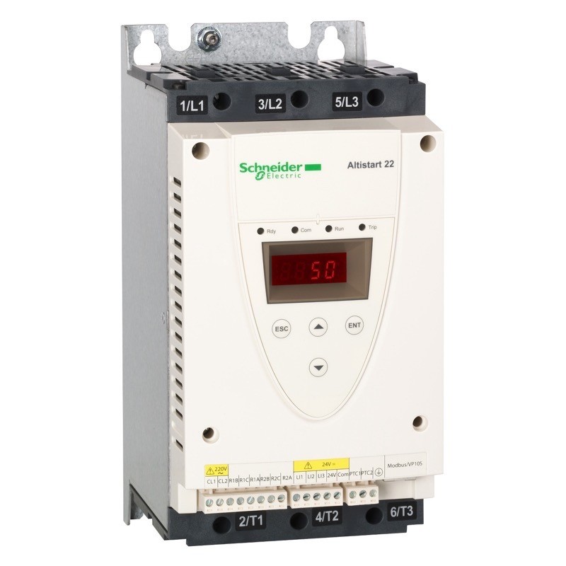 ATS22D47Q Schneider Altistart 22 for Three Phase Motors 230-440V Supply Soft Starter 11kW at 230V 47A