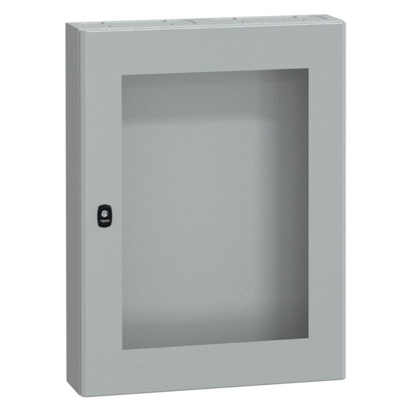 NSYS3DM8615T Schneider Electric PanelSeT S3DM Mild Steel 800H x 600W x 150mmD Wall Mounting Modular Enclosure IP66